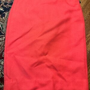 J. Crew No. 2 Pencil wool skirt, coral pink, women’s sz 0, brand new with tags!